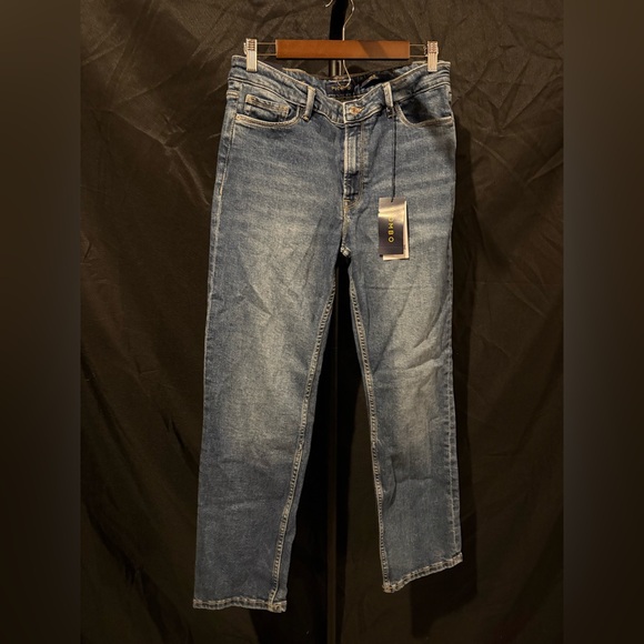 Piombo Women’s size 10 Classic Blue Slim Fit Denim Jeans with stretch 29” inseam - Picture 1 of 4